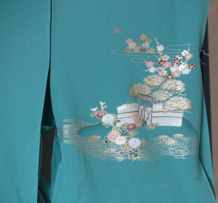 訪問着【6005】金彩 新品 未仕立 正絹 手描京友禅 - www.arayar.com