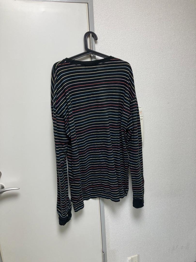 unused ボーダー　ロンT