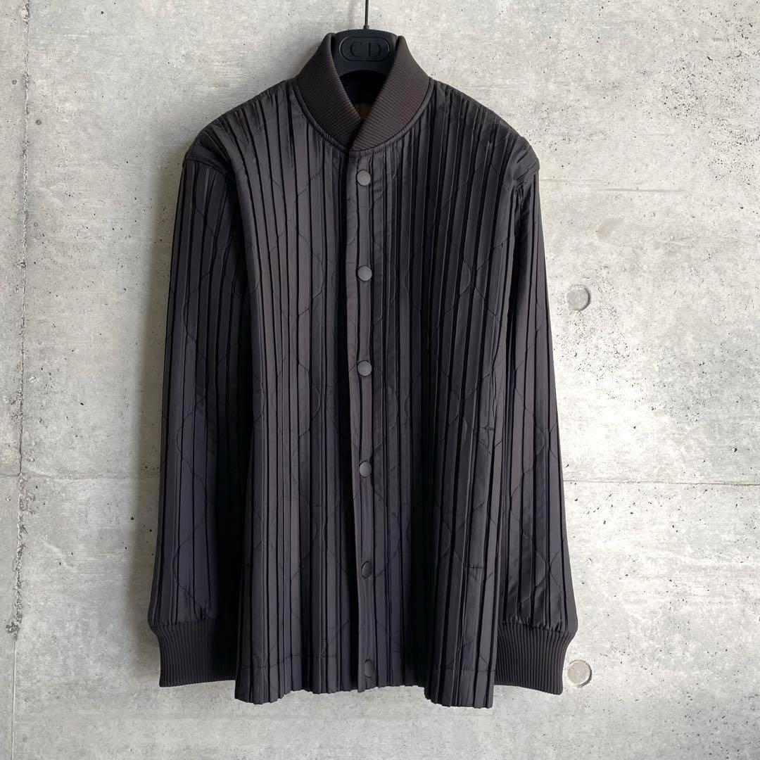 極美品 HOMME PLISSE 23AW PADDED PLEATSジャケット 画像5