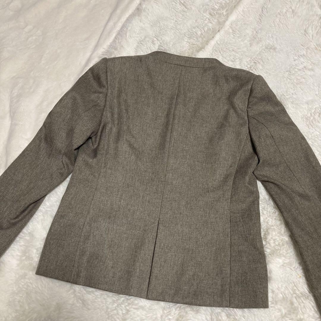【美品】 ノーカラー　23区　セットアップ　パンツ　スーツ