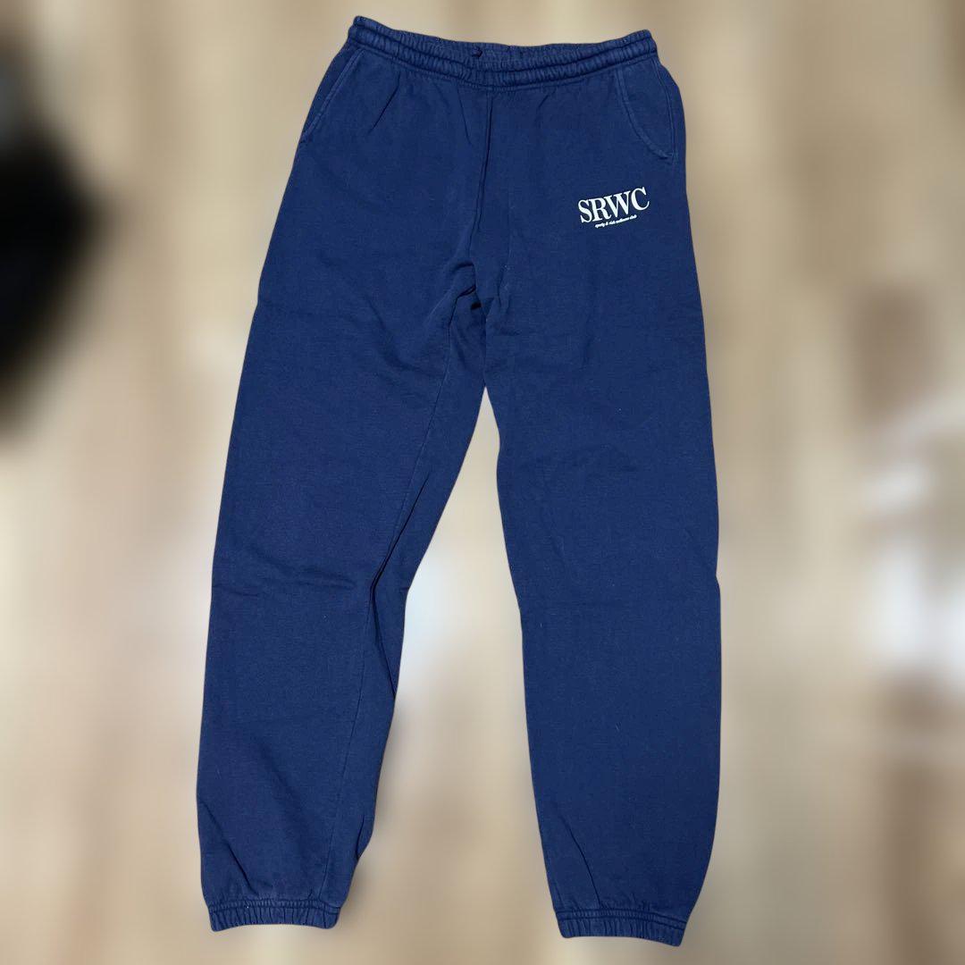 sporty & rich SRWCスウェットパンツ M ネイビーベイクルーズ