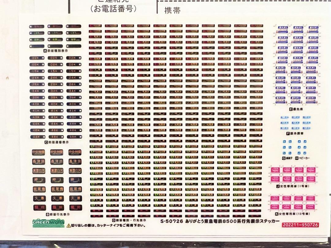 東急電鉄8500系（ありがとう8631編成）