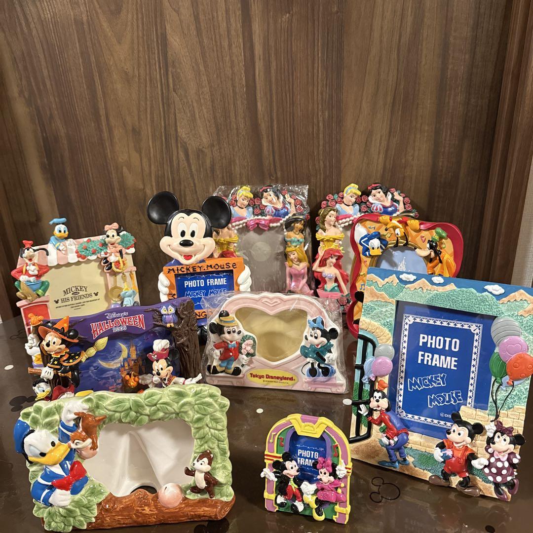 ディズニー写真立て　フォトフレーム10個セット　ミッキーミニードナルドまとめ売り