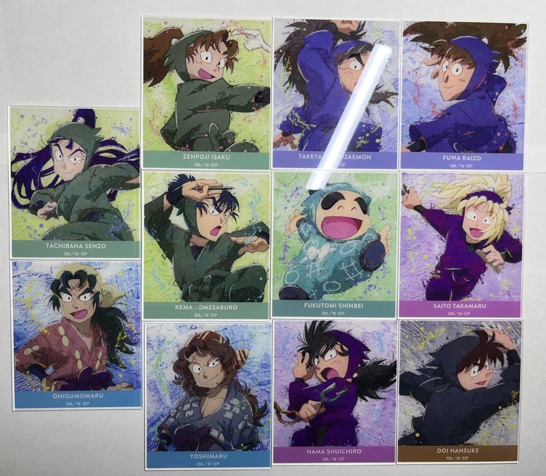 忍たま乱太郎 grunge CANVAS アクリルカード ver.B コンプ