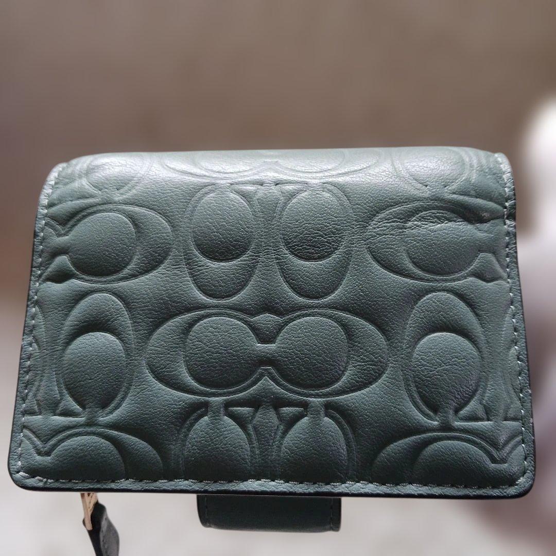 【未使用】COACH ミディアムコーナー ジップウォレット シグネチャー折り財布 【未使用】COACH ミディアムコーナー ジップウォレット シグネチャー折り財布