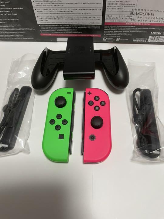 激安店舗 Nintendo 有線変換アダプタ付 プロコン スプラトゥーン2