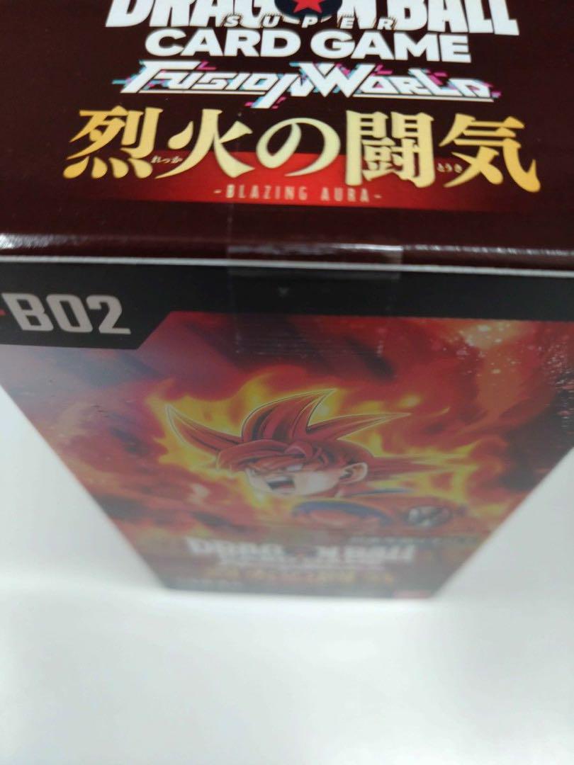 ドラゴンボールフュージョンワールド烈火の闘気1BOXテープ付き