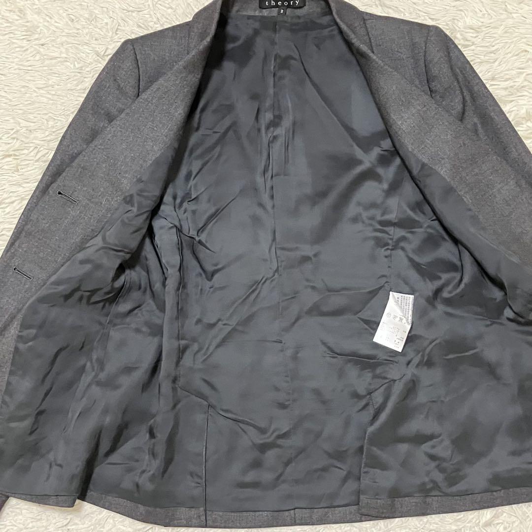 美品 Theory セオリー シングルテーラードジャケット 日本製