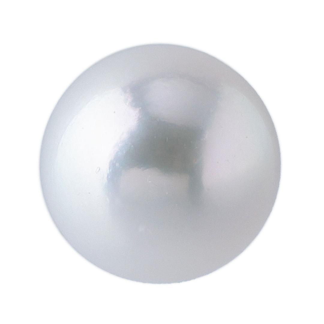 ミキモト パール ピアス アコヤパール7.7mm K18WG【21289】