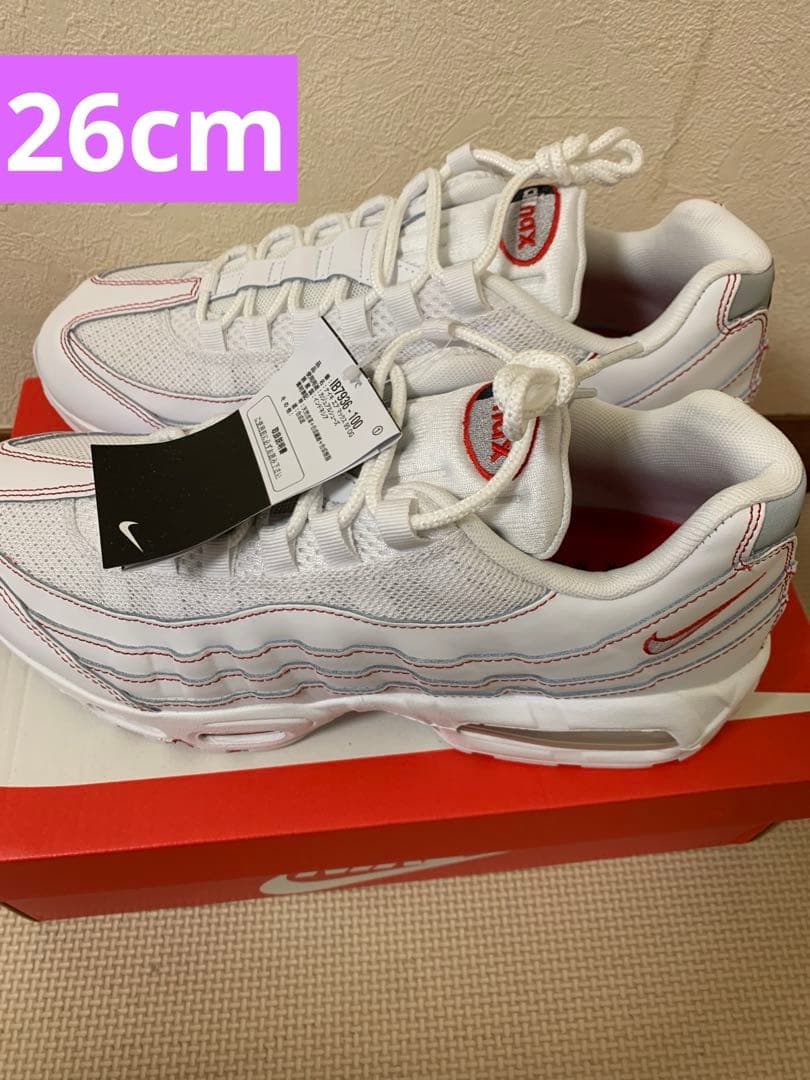 新品 ナイキ エアマックス 95 OG ビッグバブル ホワイト レッド