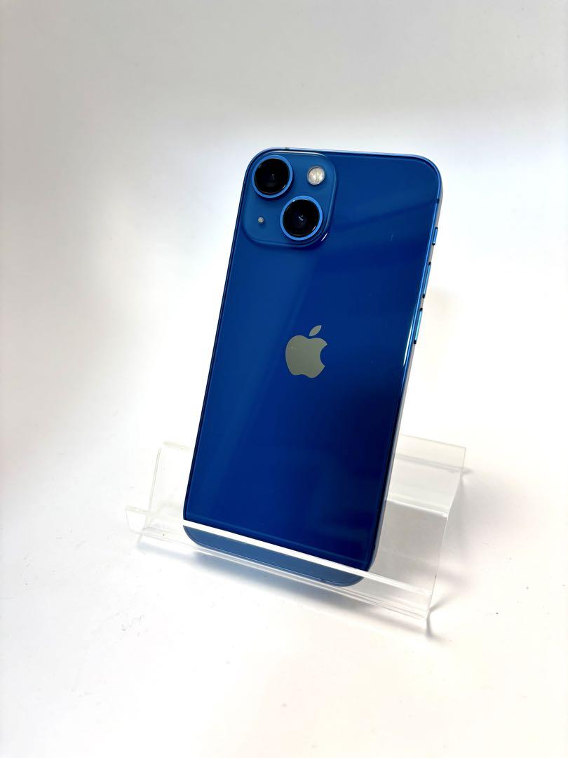 iPhone13 mini ブルー 128GB （箱、保護ガラス、充電付き）