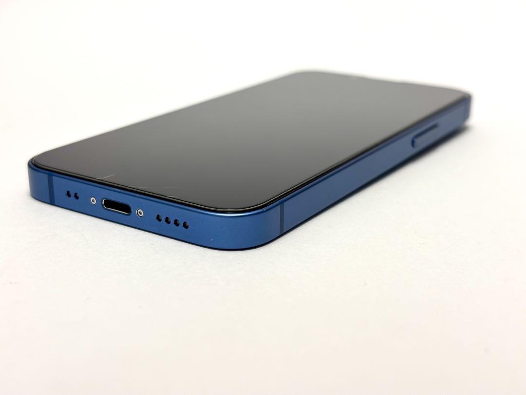 iPhone13 mini ブルー 128GB （箱、保護ガラス、充電付き）