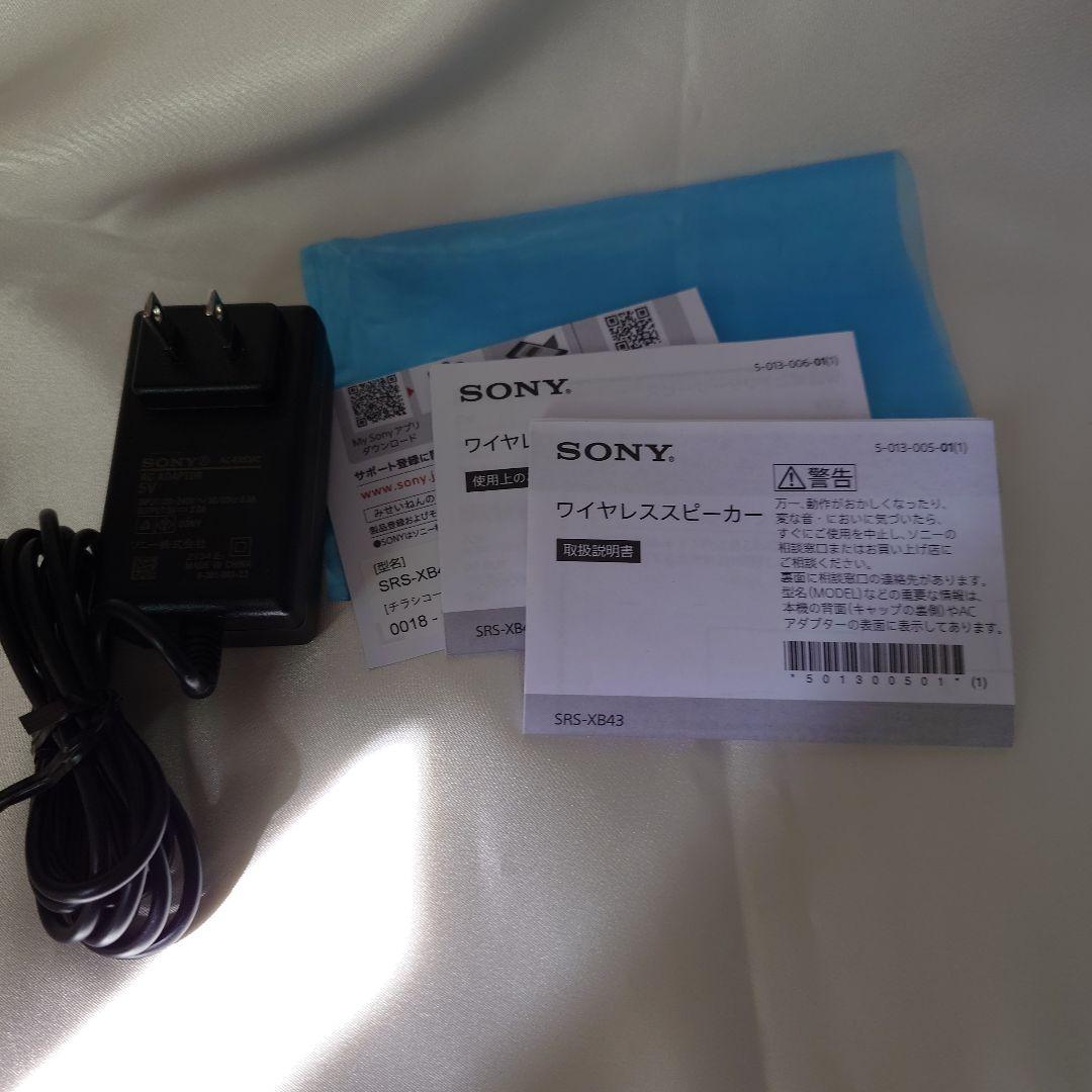 SONY　Bluetoothスピーカー　SRS-XB43 ワイヤレススピーカー