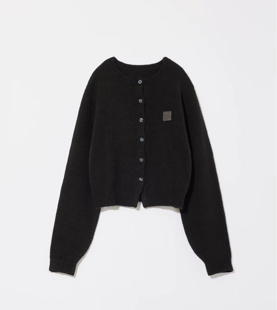 Eaphi LOGO SHEER KNIT CARDIGAN