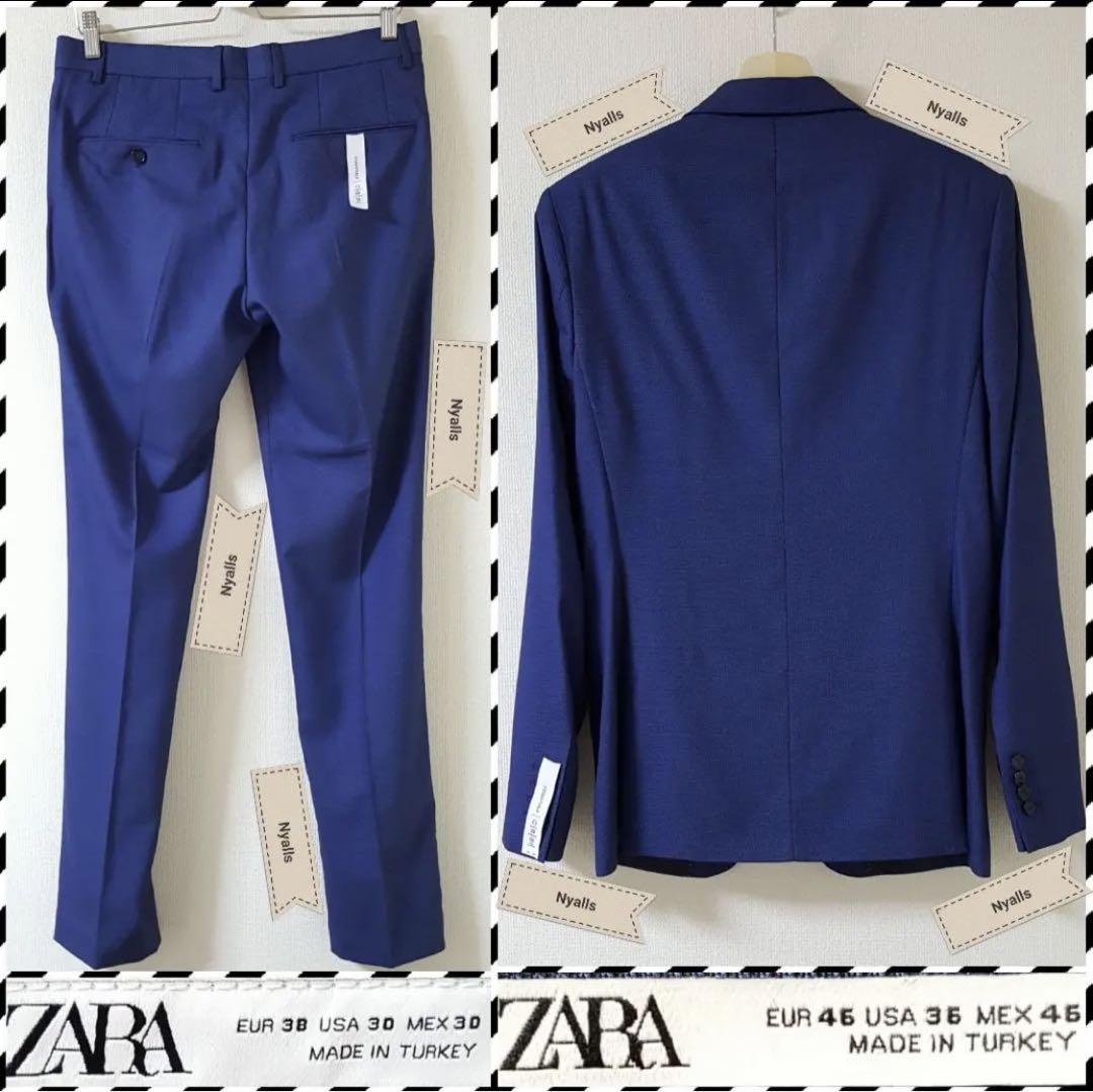ZARA MAN☆新品☆タグ付き☆ブルー☆セットアップ☆スーツ