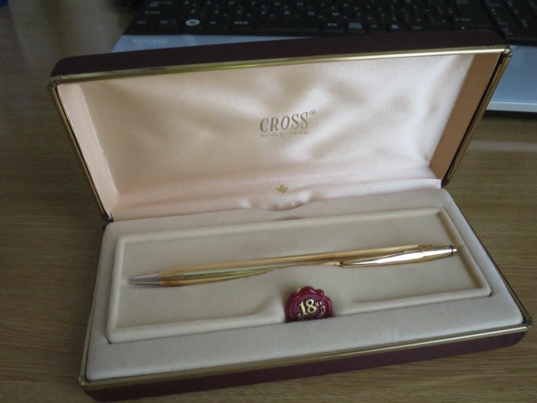 CROSS 18KT ROLLED GOLD クロスボールペン 観賞用 - メルカリ