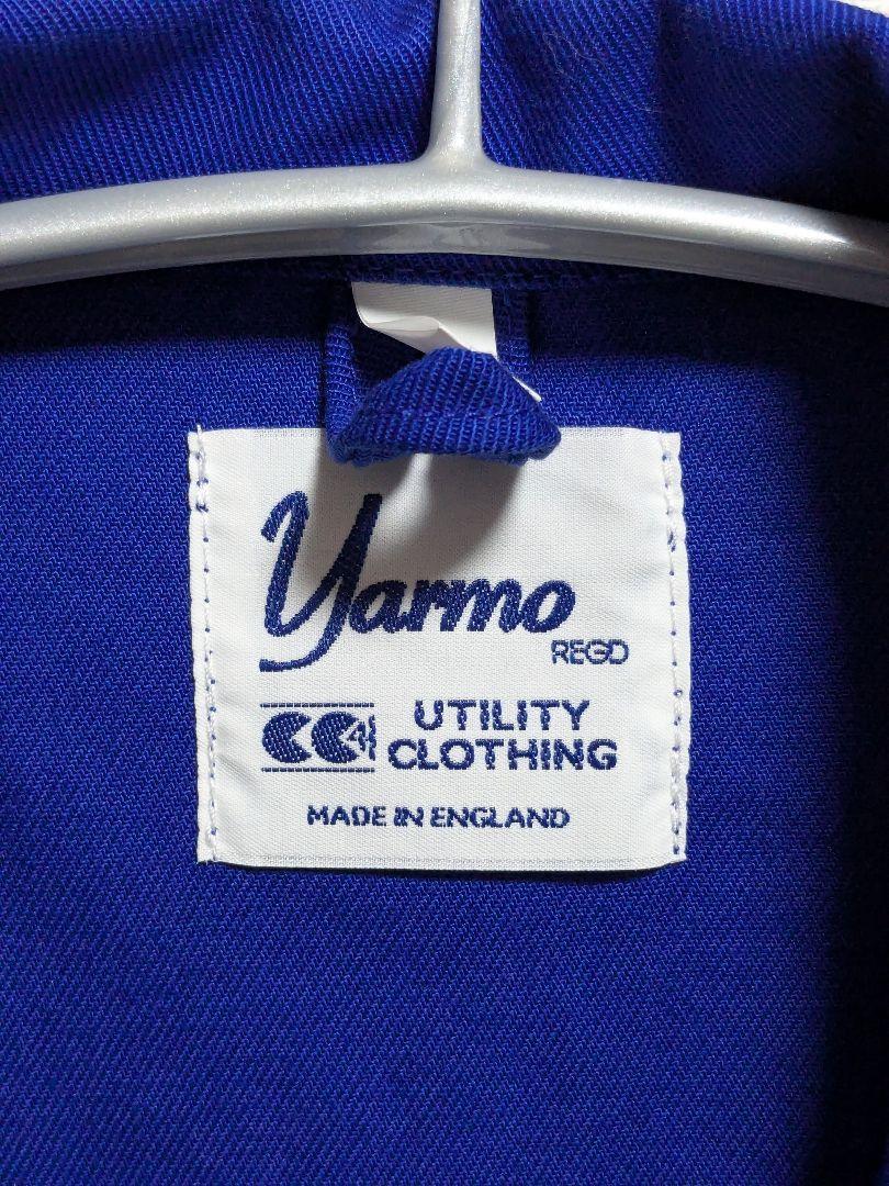 希少なブルー！Yarmo ヤーモ 青 テーラードジャケット イギリス製