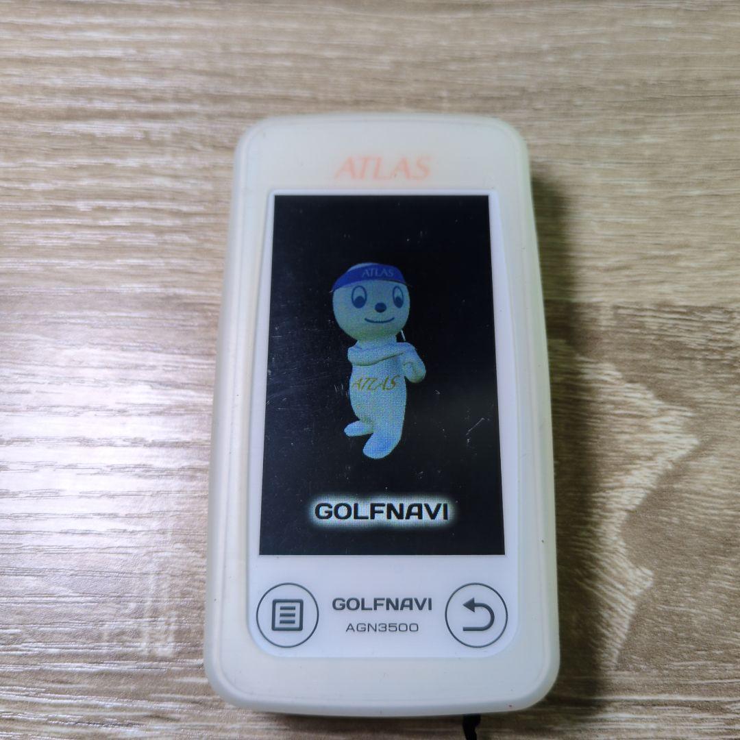 【中古】Yupiteruユピテル GOLFNAVI ゴルフナビ ATLAS AGN3500 ホワイト 中古 Yupiteruユピテル GOLFNAVI ゴルフナビ ATLAS AGN3500