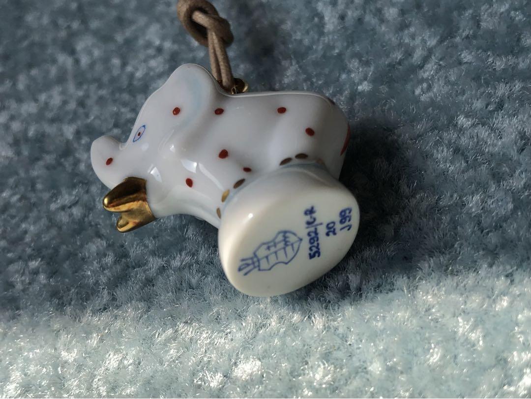 ☆希少 レア 極美品 HEREND ヘレンド ペンダントトップ 金彩 象