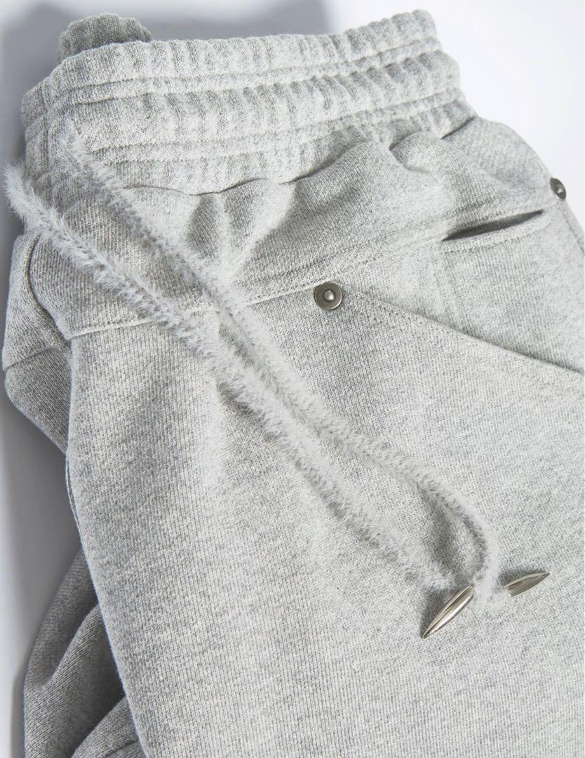 NUTEMPEROR / ナットエンペラー - WIDE SWEAT PANTS (GREY