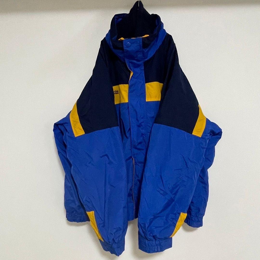 YAK50　Columbia　ナイロンジャケット【メンズ2XL】青色ネイビー他 YAK50 Columbia ナイロンジャケット【メンズ2XL】青色ネイビー他