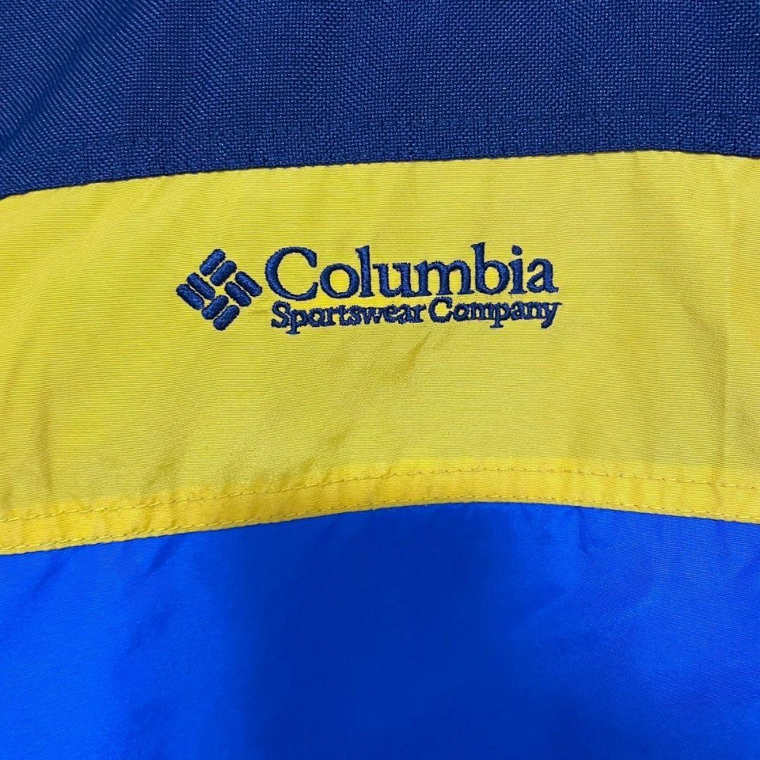 YAK50 Columbia ナイロンジャケット【メンズ2XL】青色ネイビー他
