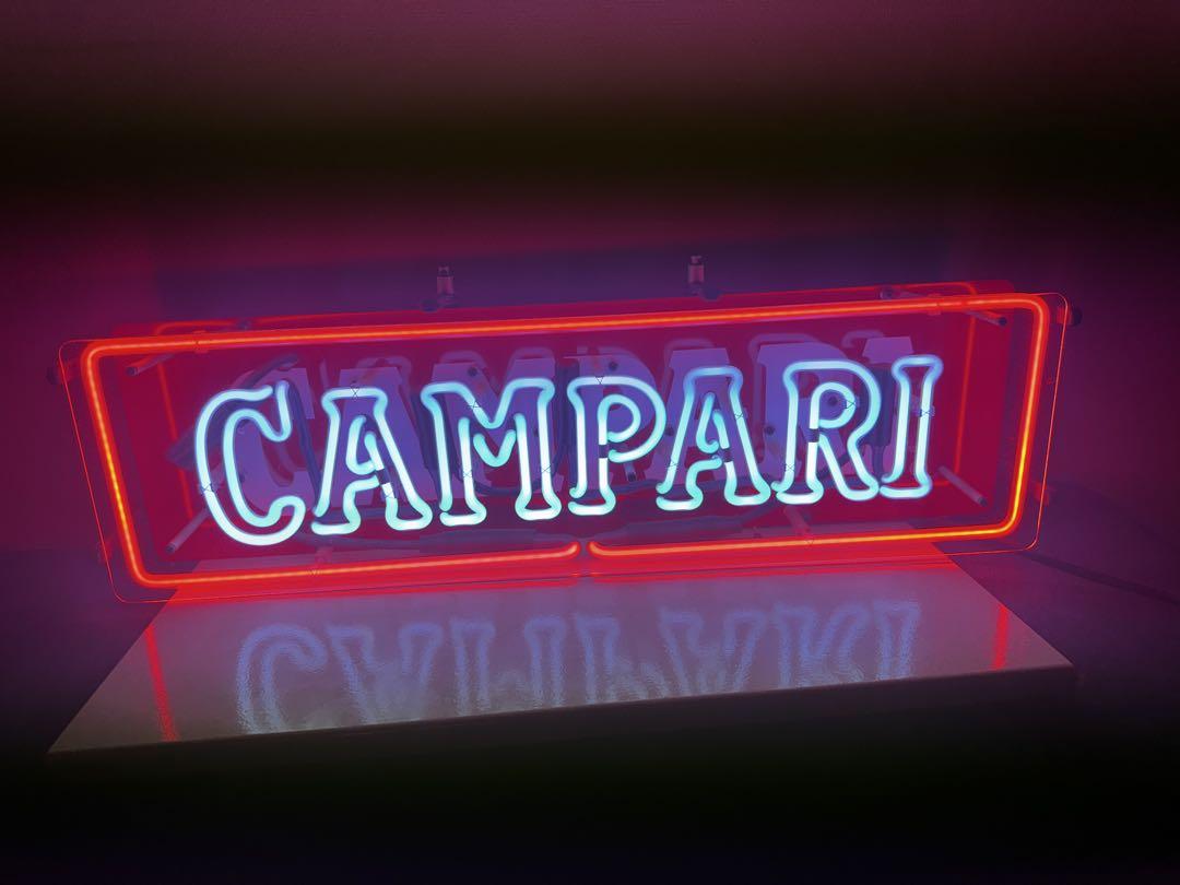 CAMPARI ネオン看板 レトロスタイル レア お洒落