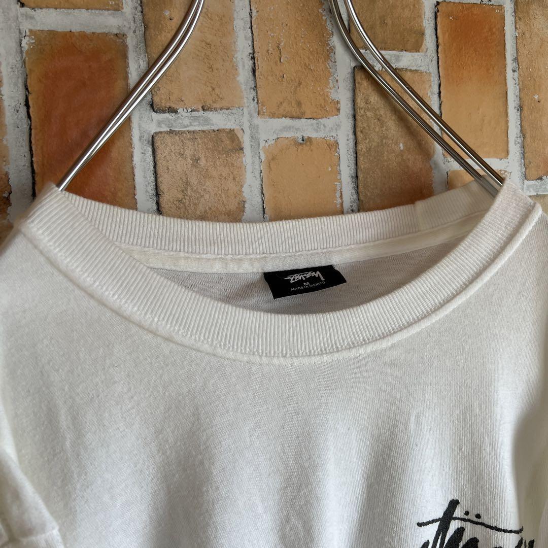 93超希少デザインステューシーSTUSSY80s 黒タグ紺タグメキシコ製