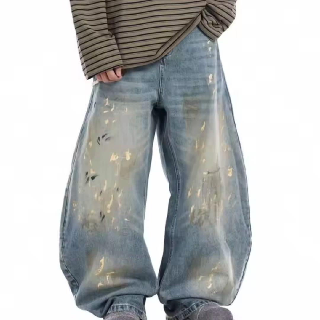 acnestudios jadedlondon menes似　ワイドデニム バギーデニム ワイドacne studios jadedlondon menes - メルカリ