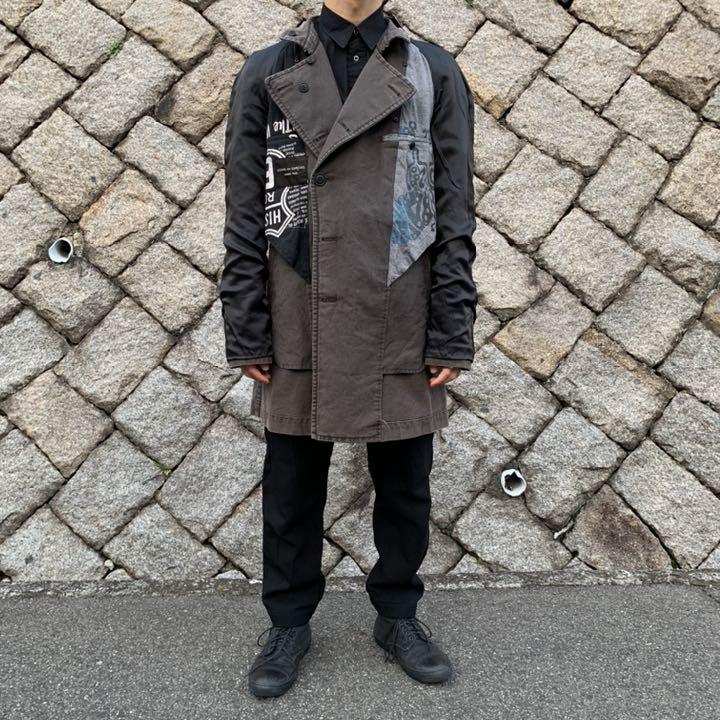 HOT特価 11AW COMMEdesGARCONS HOMMEPLUS リバーシブルコート wWupx-m74842825975 HOT定番