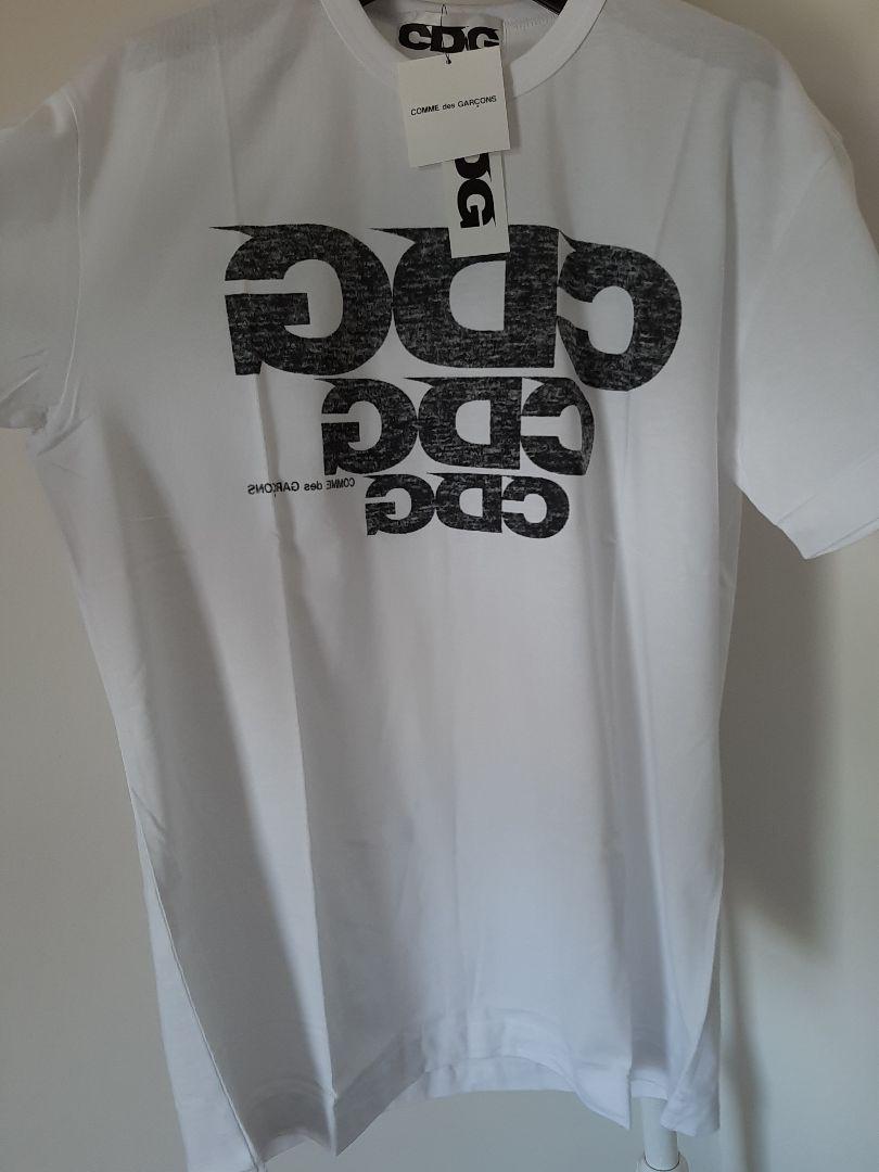 新品未使用 XL限定品CDG グラフィックプリント Tシャツ ホワイト