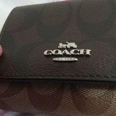 通販人気 COACH コーチ ミニ三つ折財布 q416z-m74842909097 正規品新作