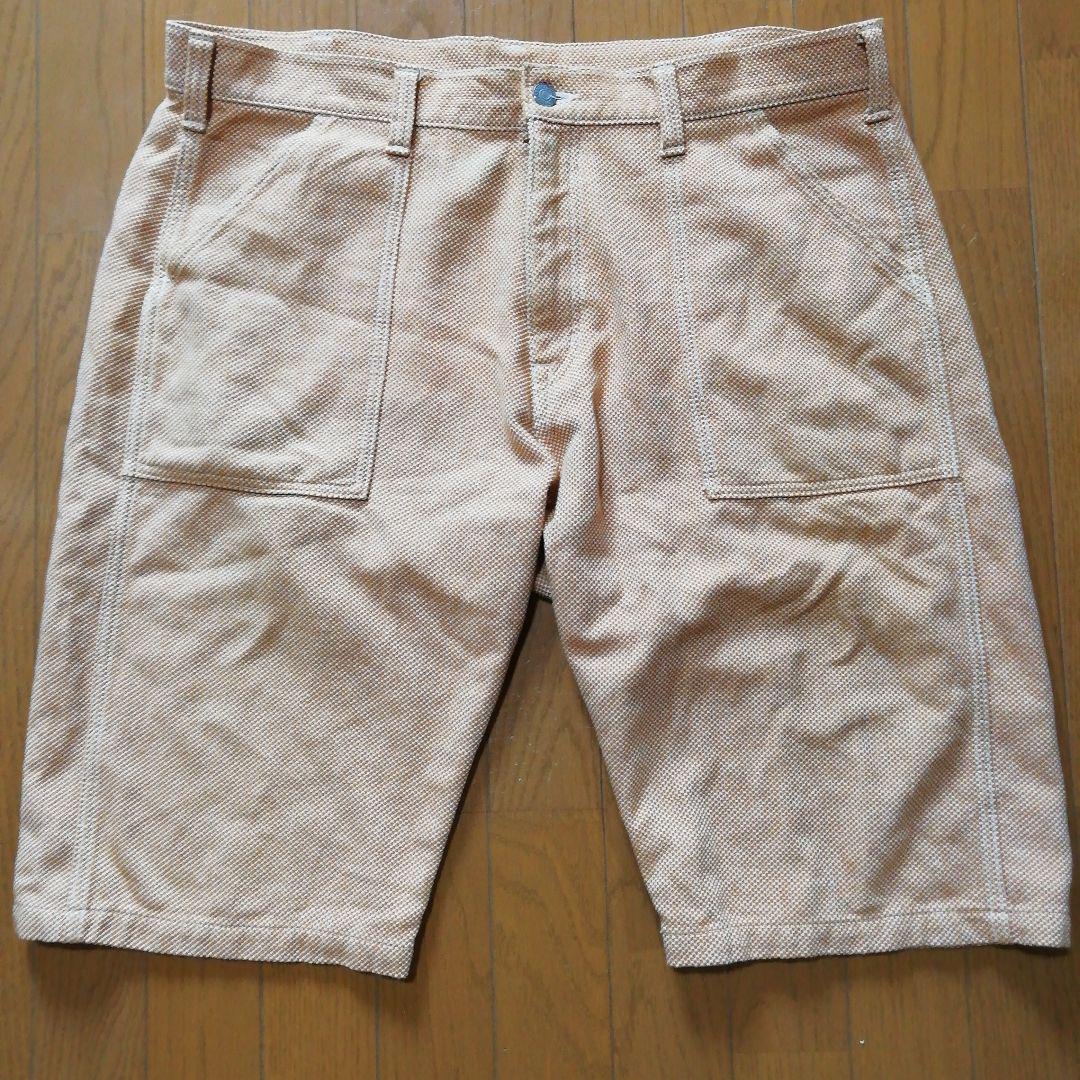 KOJIMAGENES 児島ジーンズ 富士金梅 ベイカーショートパンツ 38