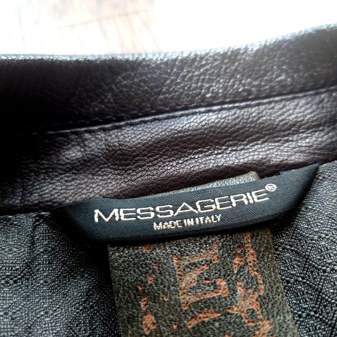 極美品 [イタリア製] MESSAGERIE® 5Bテーラードジャケット 52