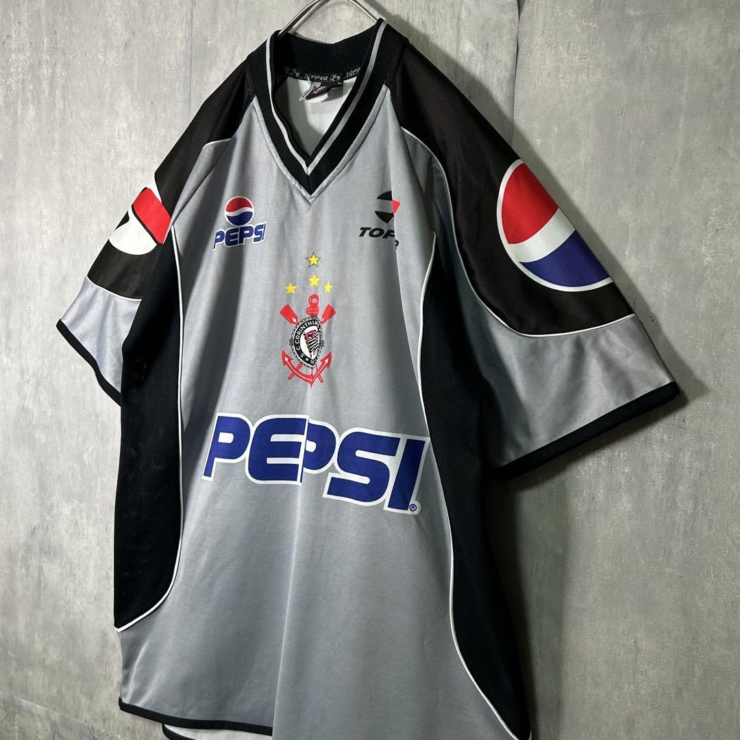国産品 希少 Topper 公式ユニフォーム SCコリンチャンス・パウリスタ ウェア