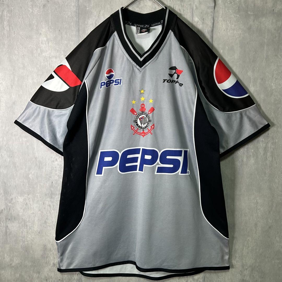 希少 SCコリンチャンス・パウリスタ 公式ユニフォーム Topper Pepsi