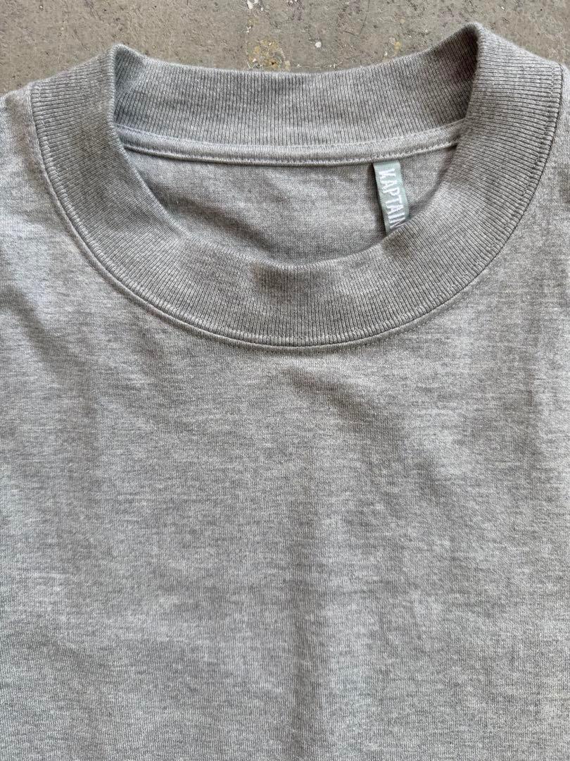KAPTAIN SUNSHINEロンT Tシャツ グレー