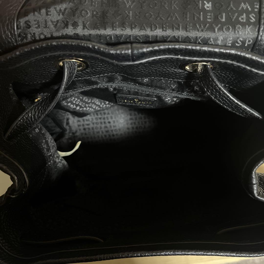 Kate Spade ブラックレザーリュック