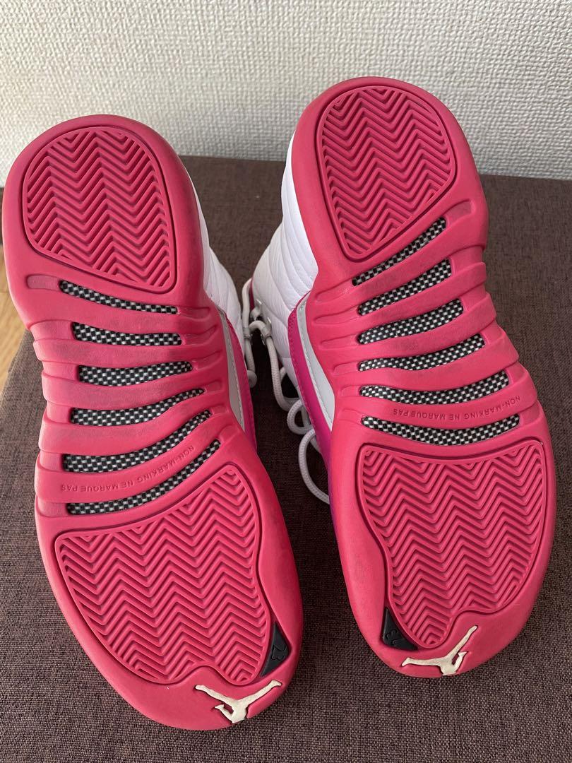 NIKEナイキエアジョーダン 12 ホワイト/ピンク 24.0cm