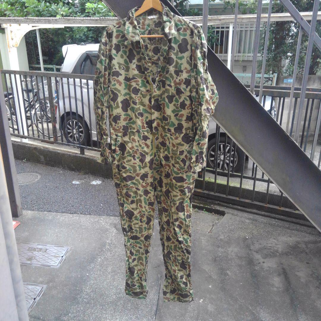 迷彩服 ツナギ　ダックハンターカモ　　ユーズド