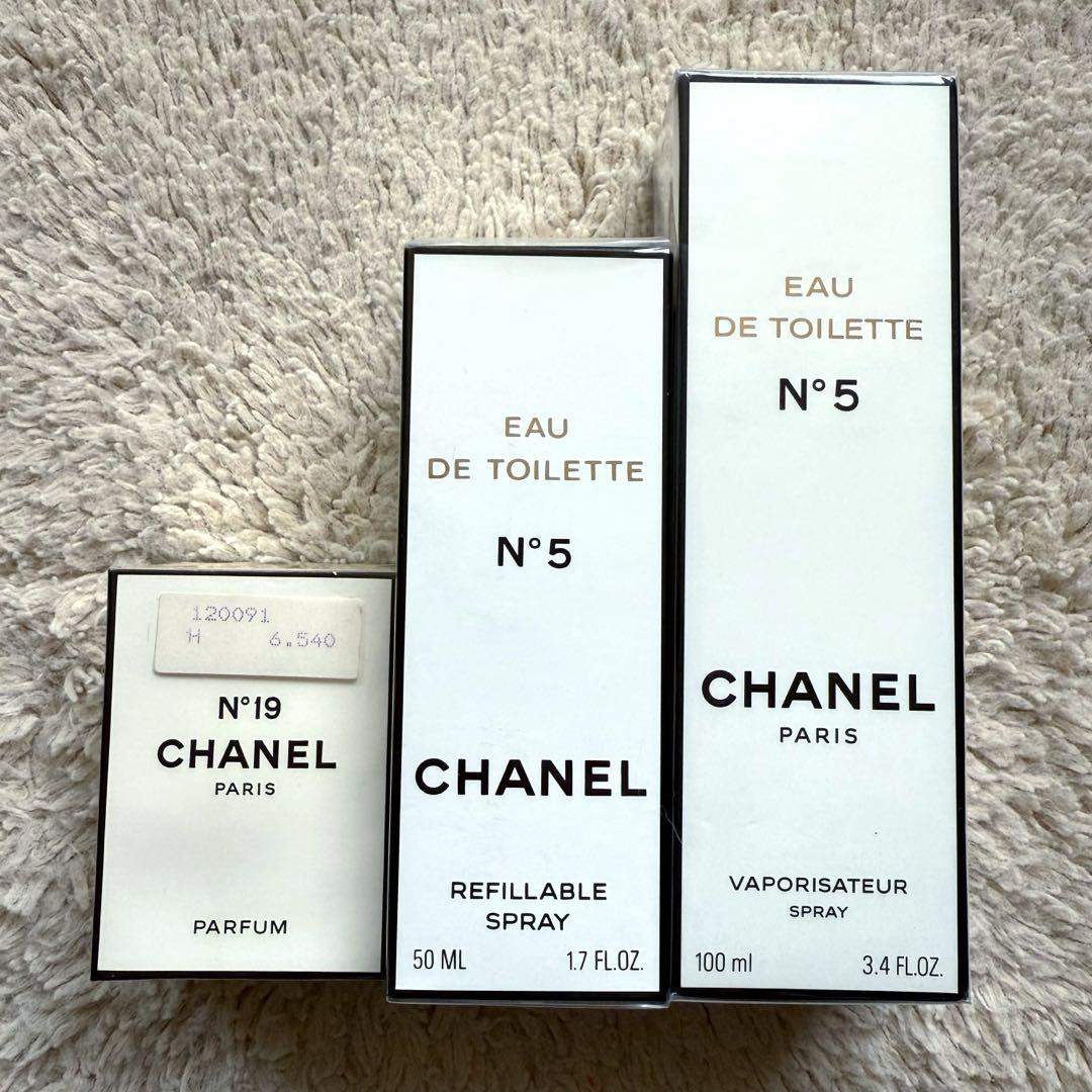 CHANEL シャネル オードゥトワレ 香水 No.5 No.19 セット 新品