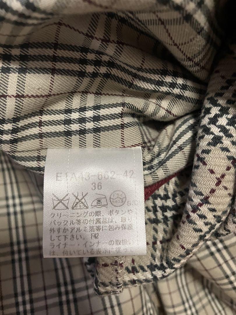 BURBERRY BLUE LABEL トレンチコート レディース 36