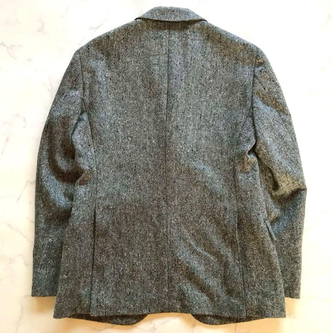 使用回数少/Lサイズ✨ユナイテッドアローズ テーラード ツイード ネップ グレー