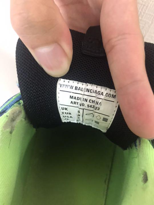 BALENCIAGA track green white blue oDkgF-m74856529843 国産再入荷