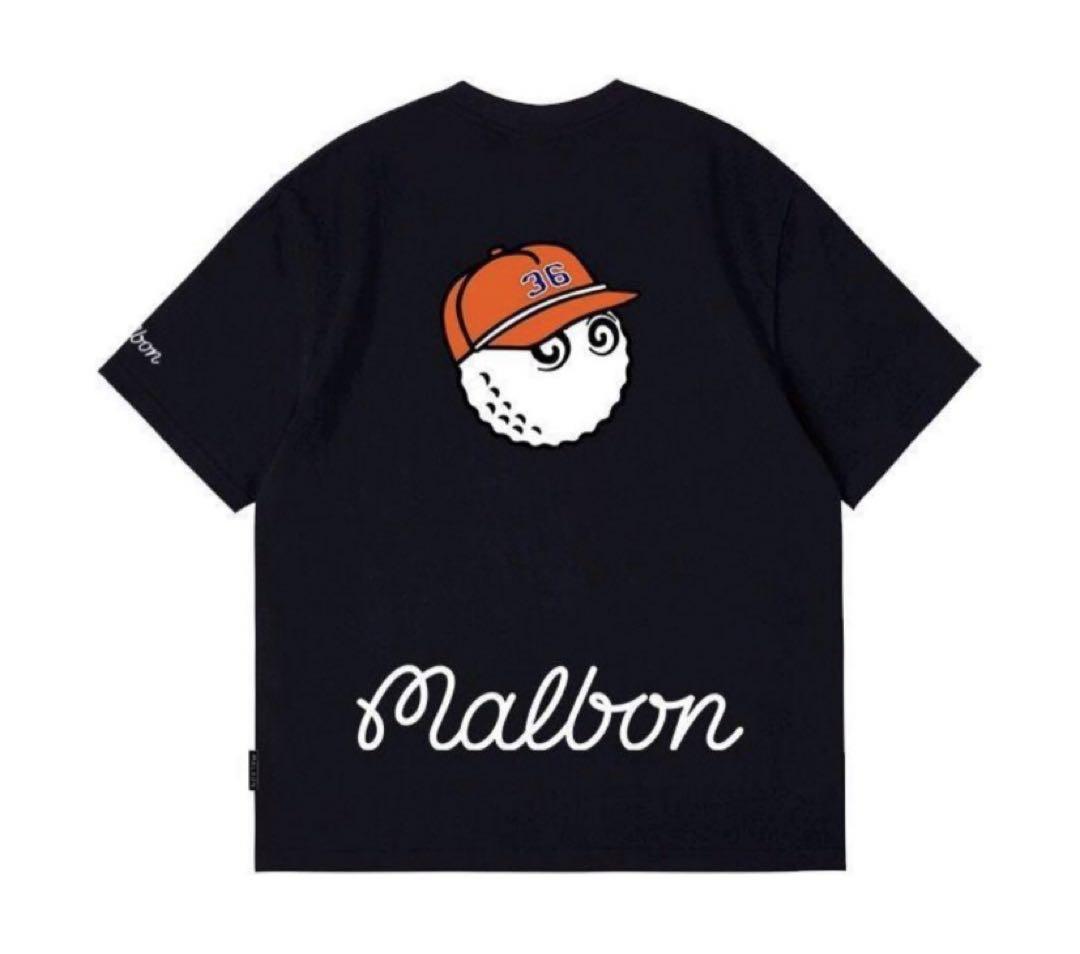 マルボンゴルフ Malbon ゴルフウェア 男女兼用 Tシャツ 半袖