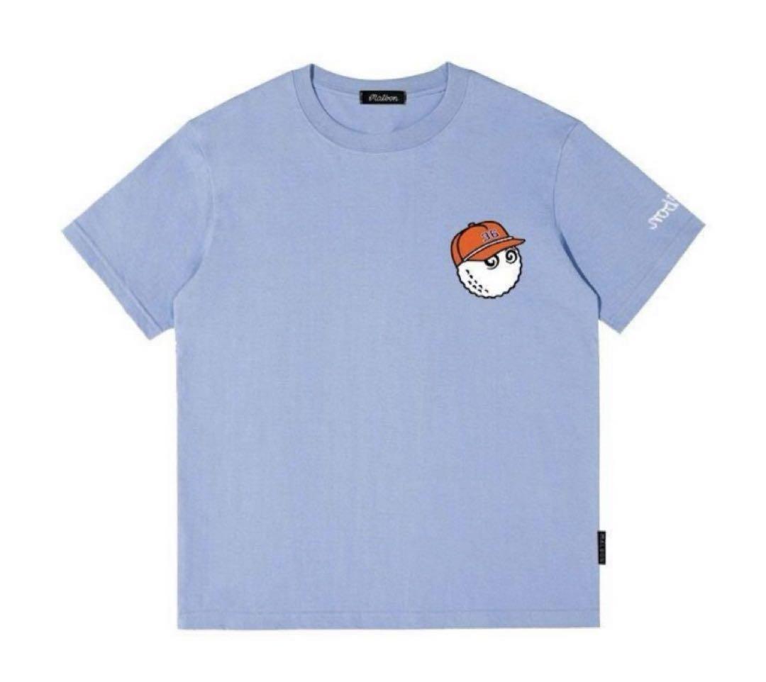 マルボンゴルフ Malbon ゴルフウェア 男女兼用 Tシャツ 半袖