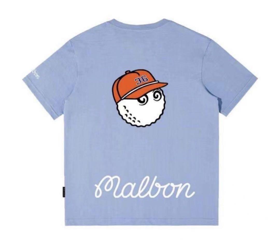 マルボンゴルフ Malbon ゴルフウェア 男女兼用 Tシャツ 半袖