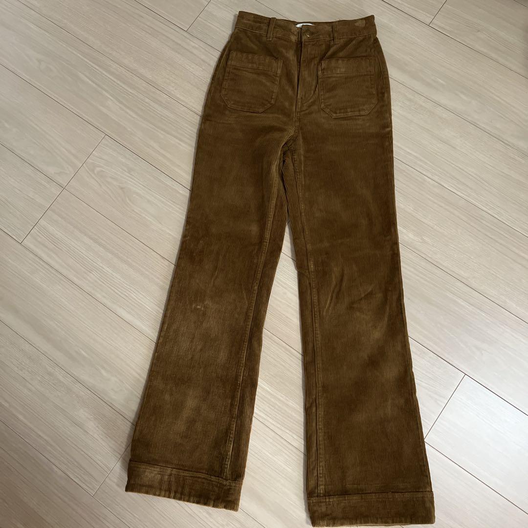 コーデュロイパンツ フレアパンツ カジュアル ハイウエスト 1_000000005000.jpg?1678209907