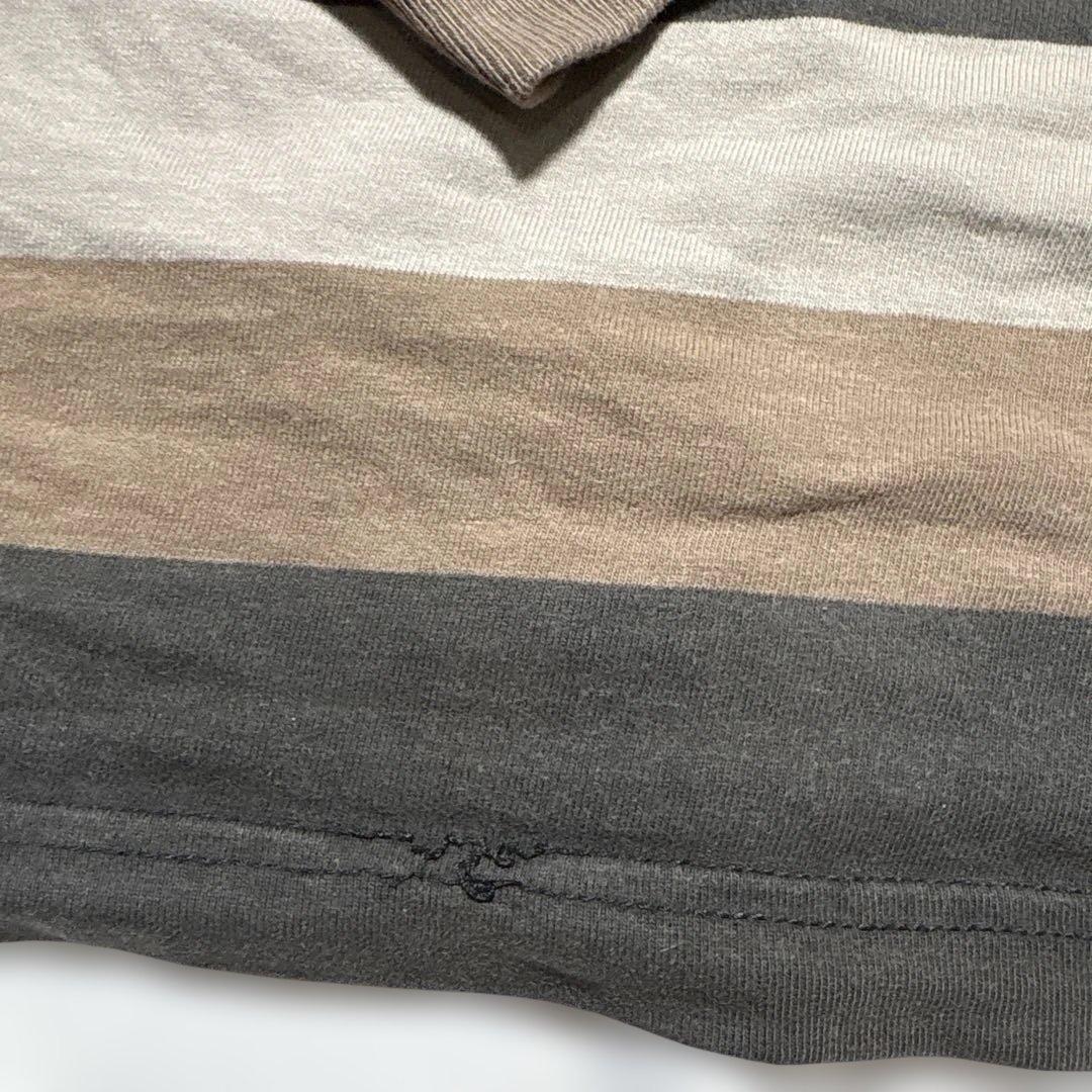 OLD stussy ボーダー　ロンT 紺タグ　 XL