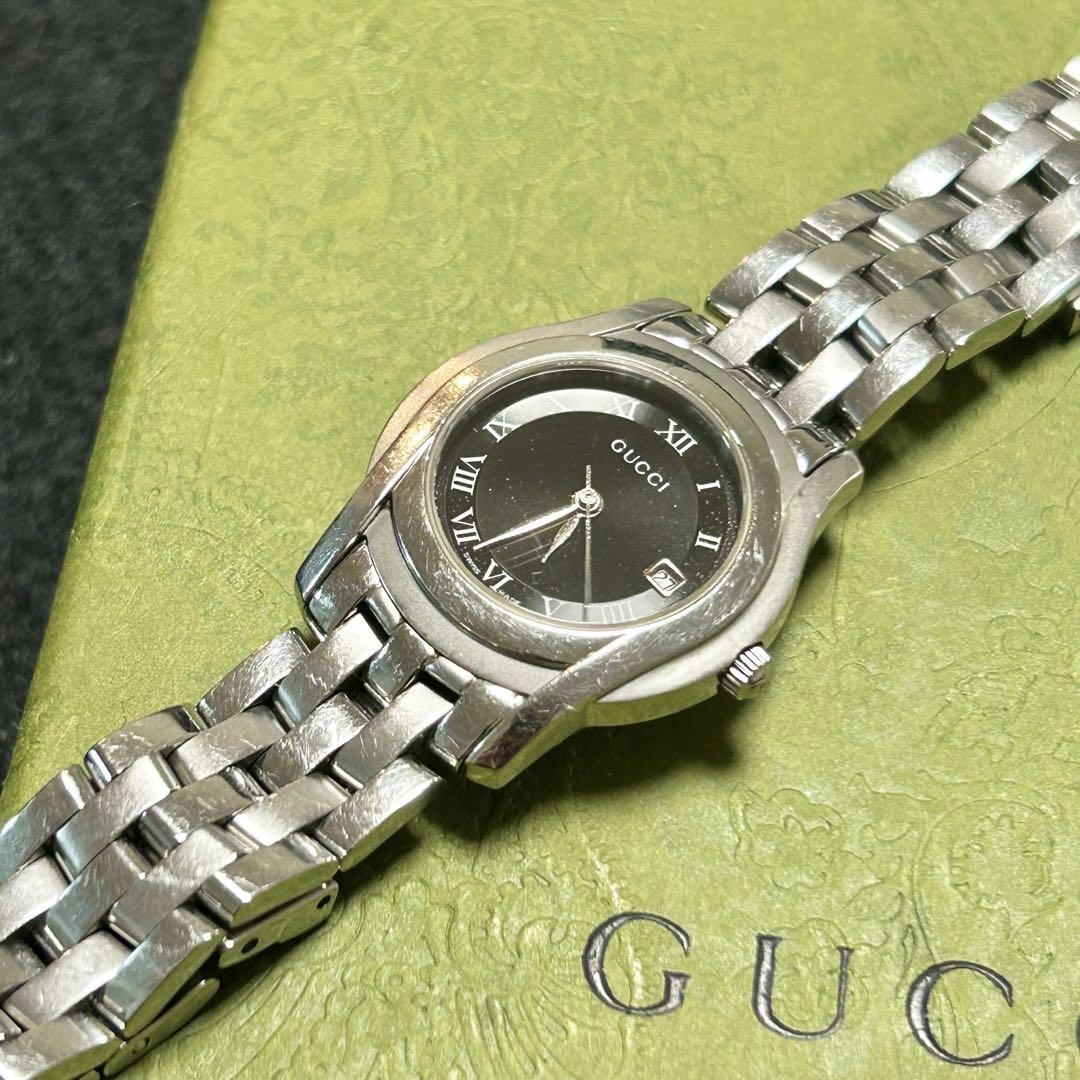 【値下げ可】GUCCI 5500L レディース 腕時計 シルバー 楽天市場】グッチ 5500L レディースウォッチ シルバー文字盤